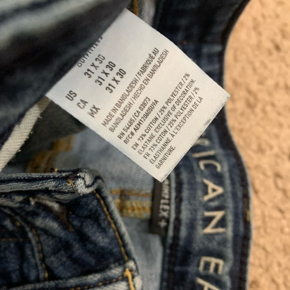 Mens American Eagle slim straight jeans - Picture 6 of 6